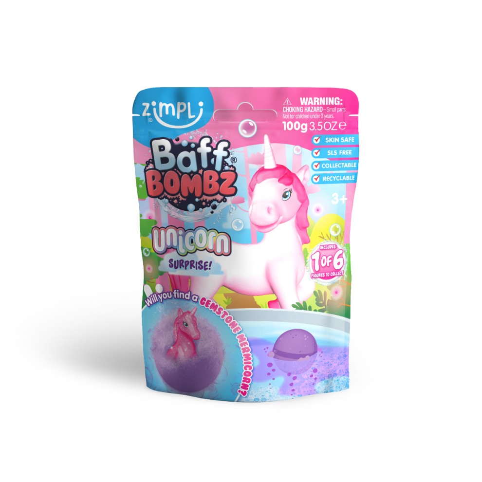 Zimpli Kids – Baff Bombz Surprise met Eenhoornfiguur