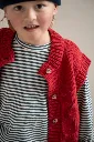 Jenest – Bo Cardigan Spicy Red - 1 - Babette Oostduinkerke
