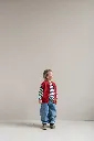 Jenest – Bo Cardigan Spicy Red - 3 - Babette Oostduinkerke