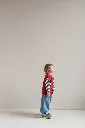 Jenest – Bo Cardigan Spicy Red - 5 - Babette Oostduinkerke