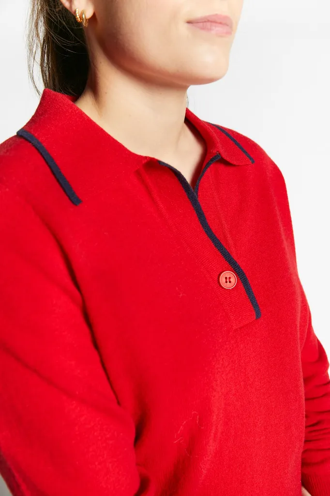 Indee - Winner polo collar pullover - 1 - Babette Oostduinkerke