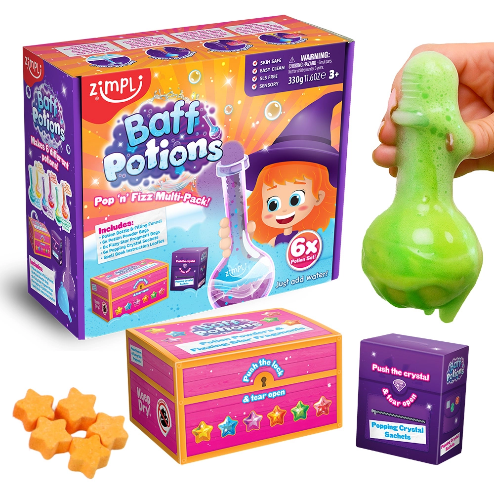 Zimpli Kids – Baff Potions Pop’n’Fizz Multipack 21-delig