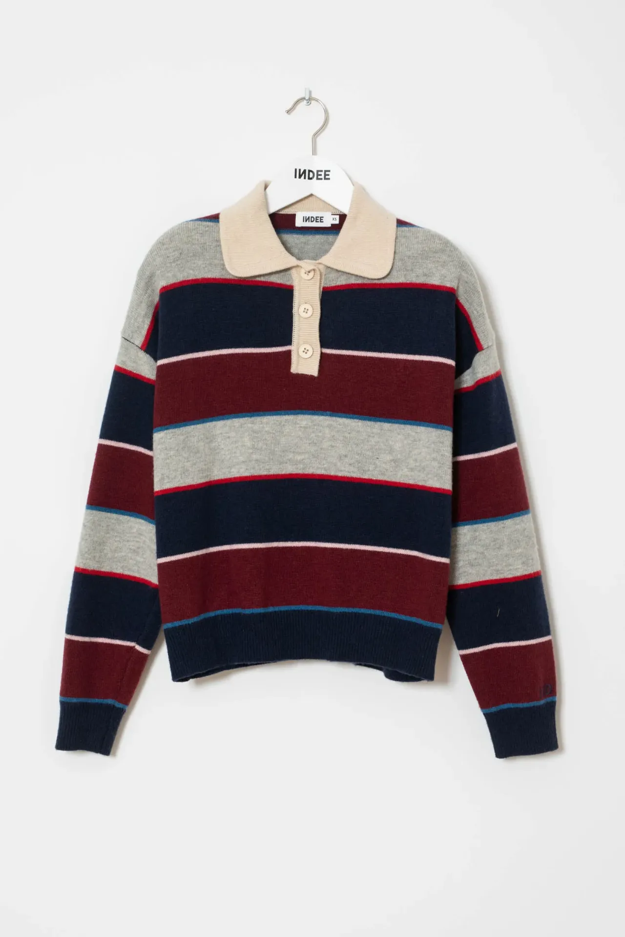 Indee - Wished polo collar pullover (XS - 34)