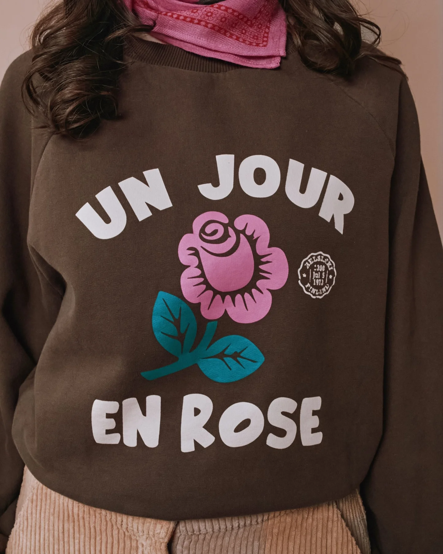 Emile & Ida - One Day in Pink sweatshirt (Brown)