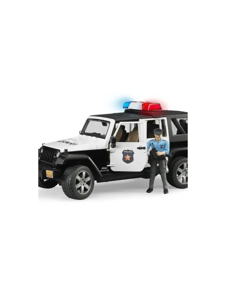 Bruder – Jeep Wrangler Unlimited Rubicon Politieauto met Agent