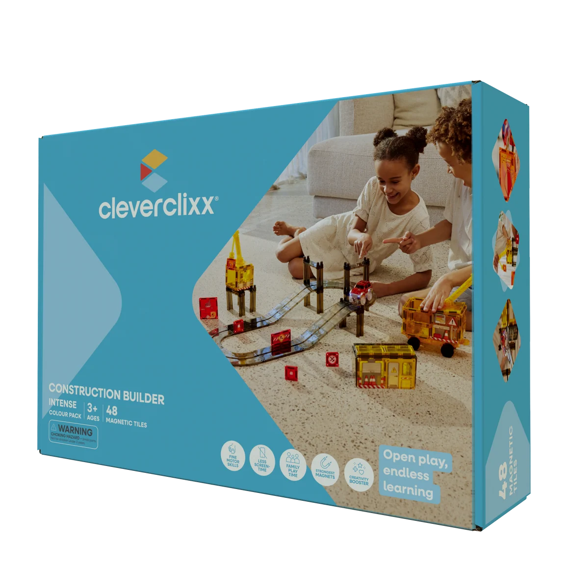 Cleverclixx – Construction Builder Pack Intense (48 stuks)